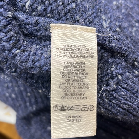 DKNY Jeans Sweater Vest, Bulky, Warm, Boho, Hippie, Knitted, Slouchy, Tweed - Picture 4 of 4